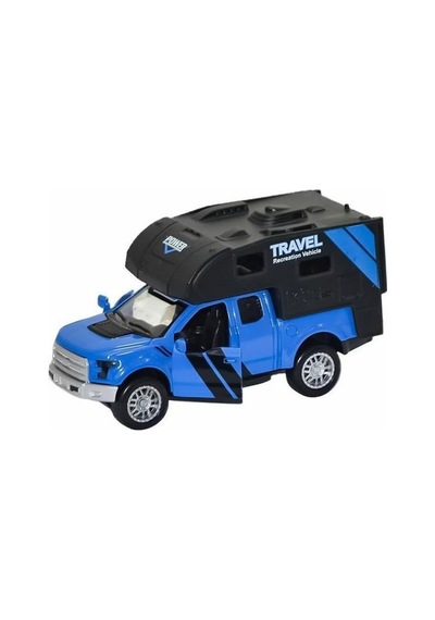 Fy6022-12d - Metal Çek Bırak Karavan Mavi Lisinya Çok Renkli
