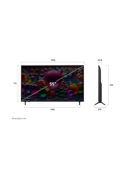 LG 55UA84006LB 55'' 139 Ekran Uydu Alıcılı 4K Ultra HD Smart LED TV