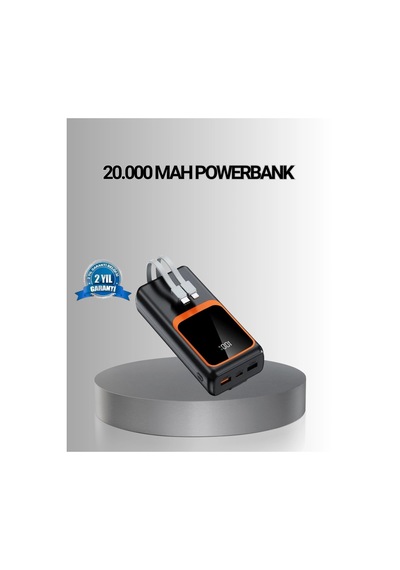 Mey İthalat Powerbank 20000 Mah Yüksek Kapasiteli Ve 22.5w Hızlı Şarj Destekli Çok Renkli
