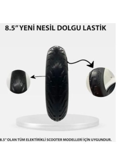 Xiaomi Sway 8.5 İnç Elektrikli Scooter Dolgu Dış Lastik 8-1/2