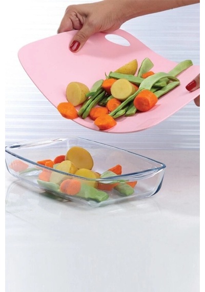 Esnek Flexy Kesme Tahtası Matı Bükülebilir Mat Kesim Tahtası Matı Esnek Mat Plastik Pembe Diğer