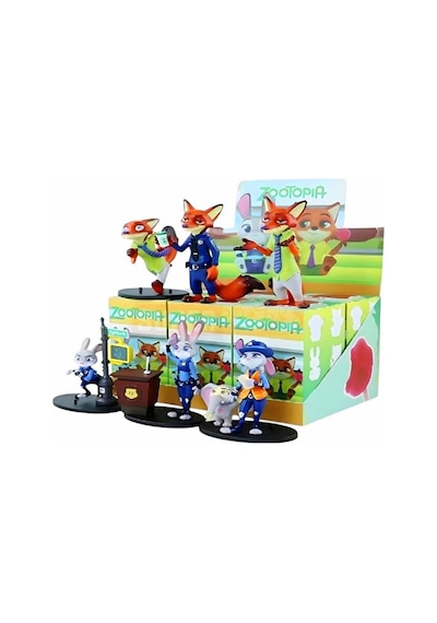 Zootopia Zootropolis Nick - Judy Koleksiyon Figürleri Rastgele
