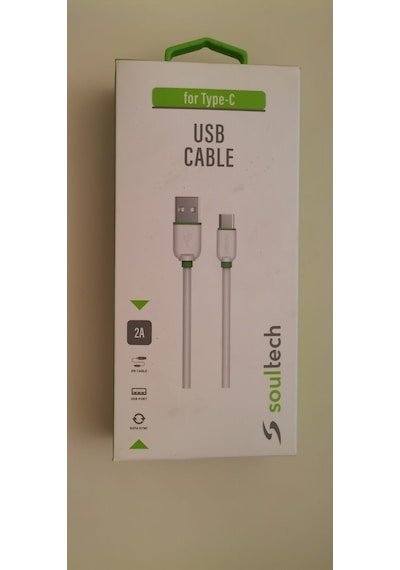 Soultech DK040B 2A Type-C Comfort Data Kablo 2 M