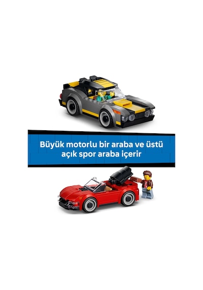 LEGO® City Otomatik Araç Yıkama 60497 - 6 Yaş ve Üzeri Çocuklar için 4 Minifigür İçeren Yaratıcı Oyuncak Yapım Seti (583 Parça)