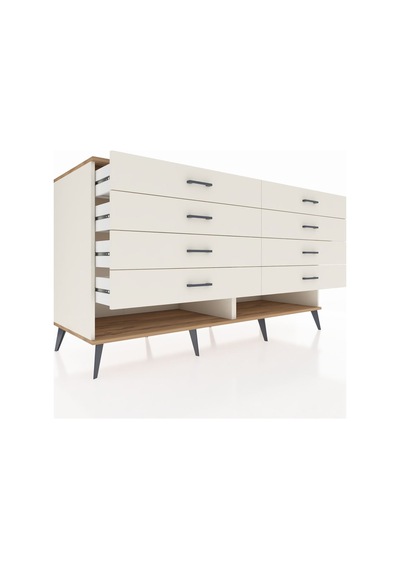Kronos Konsol 8 Çekmeceli 176x59x99 Aytaşı-çam/aytaşı Aytaşı-çam/aytaşı