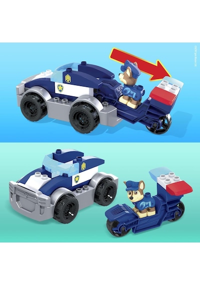 Mattel Mega Bloks Paw Patrol Chase'in Polis Aracı GYJ00