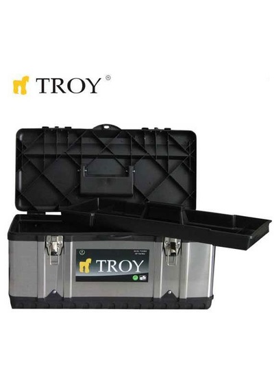 Troy 91019 Metal Takım Çantası, 48Cm