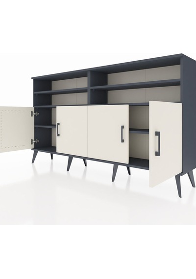 Arges Konsol 6 Raflı 4 Kapaklı 176x30x99 Antrasit-aytaşı/antrasit Antrasit-aytaşı/antrasit Arges Konsol 6 Raflı 4 Kapaklı 176x30x99 Antrasit-aytaşı/antrasit Antrasit-aytaşı/antrasit