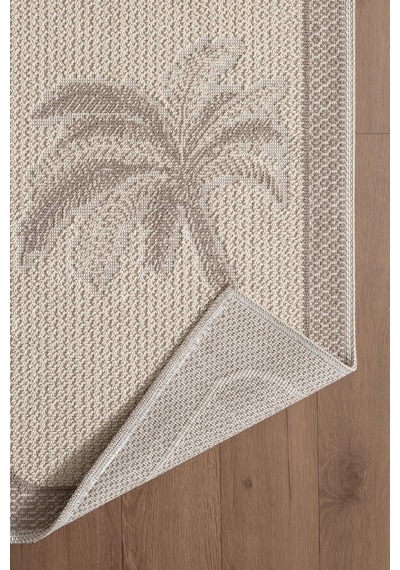 Sakura Sk012a Doğal Pamuk 2'li Banyo Paspas Seti 60x100 60x50cm Kaymaz Taban Makinada Yıkanabilir Krem-bej