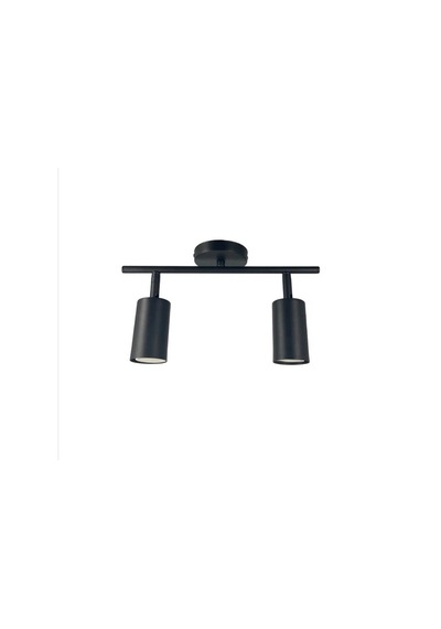 Riolight Led 1 Spot,led Avize Siyah Gövde 2xgu10 Duylu 5w 2700k 3