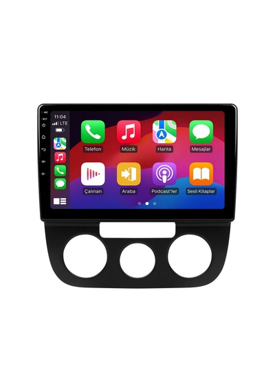 Volkswagen Jetta Android Multimedya 2006-2009 Carplay Android Auto Navigasyon 10gb Ram 256gb Pro 9"
