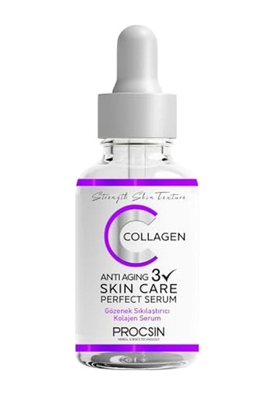 Anti-aging Kolajen Serum, Kırışıklık Karşıtı & Gözenek Sıkılaştırıcı, Yaşlanma Karşıtı & Cilt Yenileyici, Günlük Bakım, 20 Ml