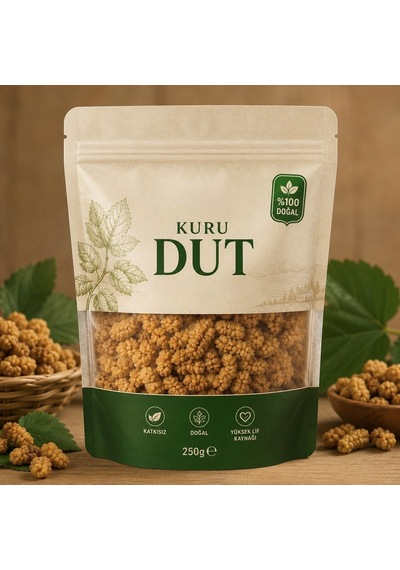 Kuru Dut 250 Gr Doğal Kurutulmuş Dut