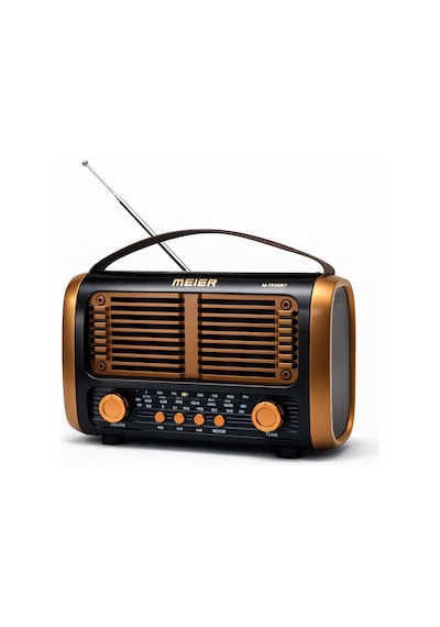 Nostaljik Bluetooth Radyo Fm Radyo Şarjlı Hoparlör