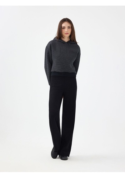 LOFT Regular Fit Kadın Sweatshirt Lf2040904 Q1.v1 Siyah