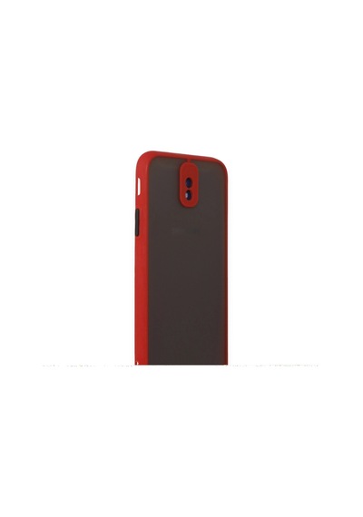 Samsung Galaxy J7 Pro / J730 Kılıf Montreal Silikon Kapak - Kırmızı Çokrenkli