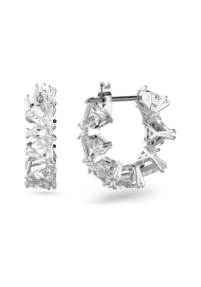 5632467 Swarovski Küpe Millenia:Pe Hoop Triangle White/Rhs Gümüş