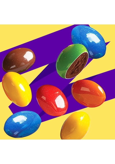 Patislove Renkli Şeker Kaplı Sütlü Çikolatalı Draje, 90g