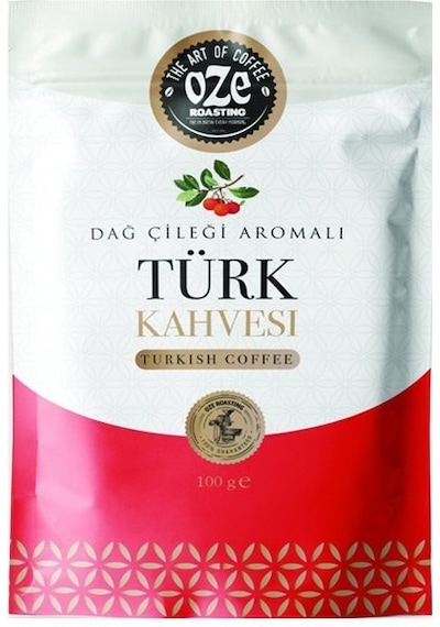 Oze Dağ Çileği Aromalı Türk Kahvesi 5 x 100 G