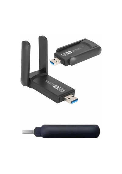 Wifi Alıcı Dual Band Usb 3.0 Adaptör Kablosuz Windows 7/8/10/11 07248534