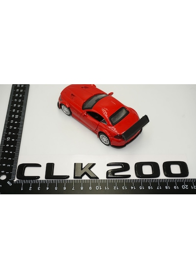 CLK 200 Bagaj Parlak Siyah ABS 3M 3D Yazı Logo