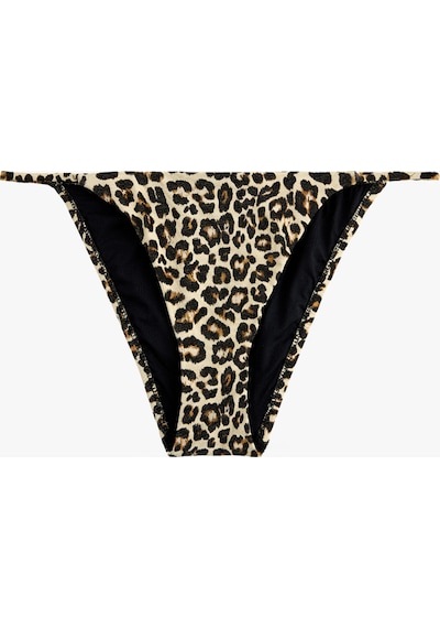 Koton Metalik İplik Detaylı Parıltılı Leopar Desenli Bikini Altı Kahverengi Desenli 6sak00055mm Koton Metalik İplik Detaylı Parıltılı Leopar Desenli Bikini Altı Kahverengi Desenli 6sak00055mm