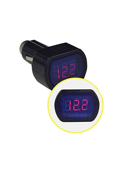 Aek-tech Araç Akü Dijital Volt Ölçer Voltmetre Renkli