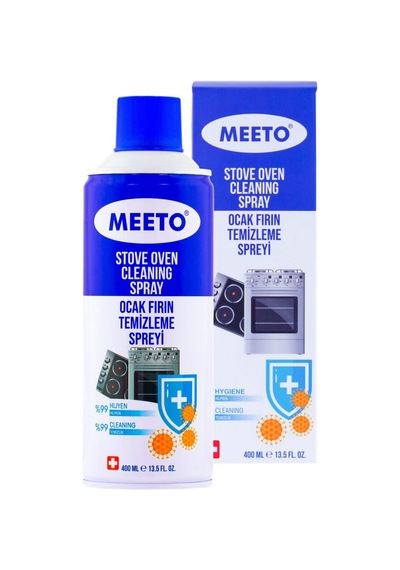 Meeto İnox Ankastre Fırın Ocak Davlumbaz Temizleyici Sprey 400 Ml