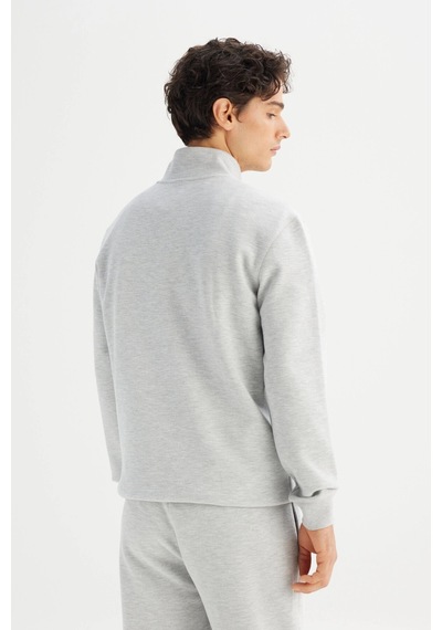 Lee Erkek Sweat L252031 236 Gri Melanj Gri Melanj