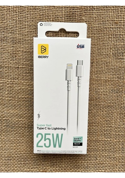 İberry Type-c Den Lighting E 25w Şarj Kablosu