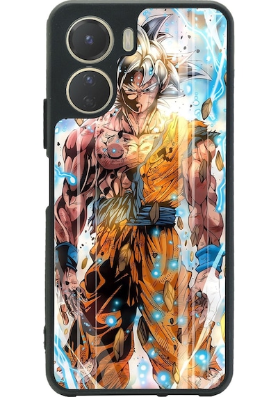 Vivo Y16 Anime War Tasarımlı Glossy Telefon Kılıfı Siyah