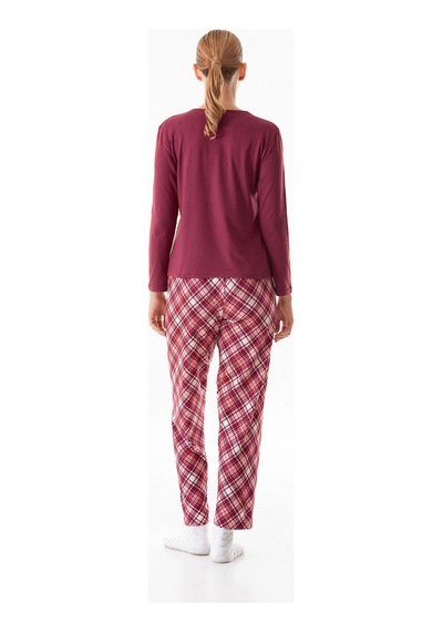 Fullamoda Moonlight Yazı Baskılı Bisiklet Yaka 2 Li Pijama Takımı 24mıcg631216550-mürdüm MÜRDÜM Fullamoda Moonlight Yazı Baskılı Bisiklet Yaka 2 Li Pijama Takımı 24mıcg631216550-mürdüm MÜRDÜM