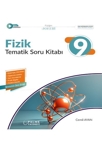 Palme Yayınevi 9.sınıf Joker Fizik Tematik Soru Kitabı