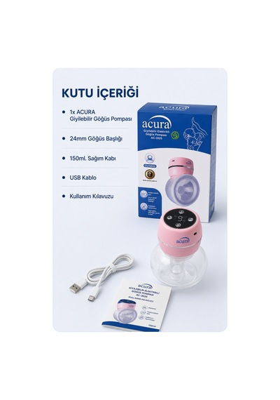 Acura Ac-3025 Giyilebilir Göğüs Pompası