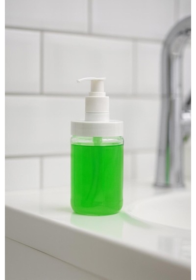 Buççin Online Mağaza 2 Adet Set 320 Ml - Cam Lüks 10,8 Oz Glasoap Sıvı Sabunluk Plastik Ürün Bulaşık Deterjanı Çamaşır Pl Çok Renkli