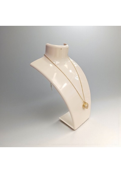 Kolye Standı Akrilik Krem 14x21 Cm. Altın