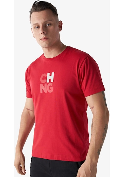 Hummel Hmlchange Erkek Kırmızı T-shirt 911790-3658 Kırmızı