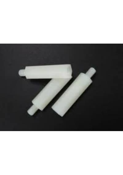 M3X8Mm Plastik Distans-Spacer Erkek- Dişi 1 Adet