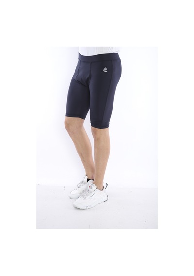 Escetic Erkek Spor Lacivert Kısa Tayt -CC- B1130-4023