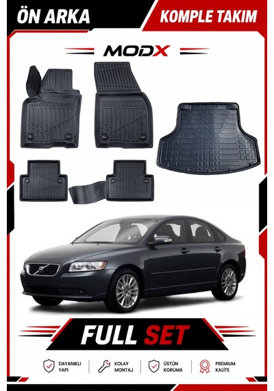 Ford Focus 3.5 2015-2018 5d Havuzlu Paspas + 3d İnce Stepne Bagaj Havuzu