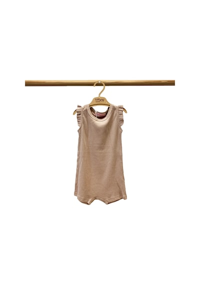 Tiffany Baby & Kids Tiffany Baby Organik Theme Fırfırlı Rompy 88089 Pembe