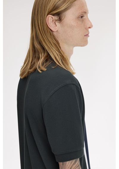 Fred Perry M2420-q20 Tramline Erkek Polo Tişört Koyu Yeşil