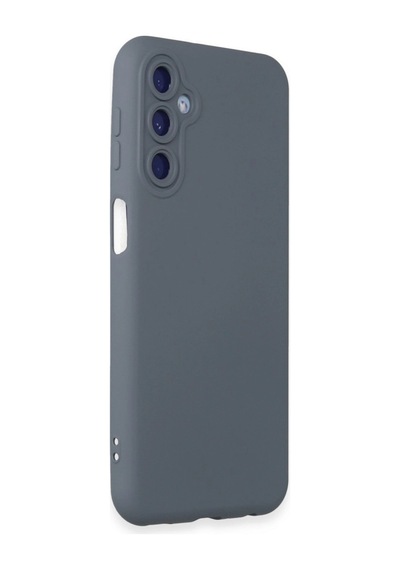 Samsung Galaxy M14 5g Kılıf Nano İçi Kadife Silikon - Gri