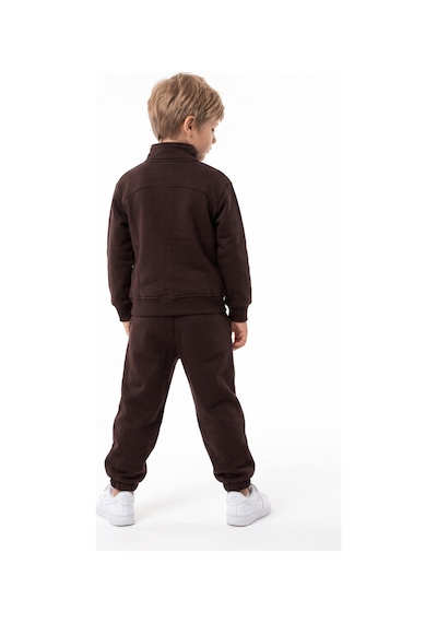 Toontoy Kids Toontoy Erkek Çocuk Tnty Co. Nakışlı Eşofman Takım Kahve