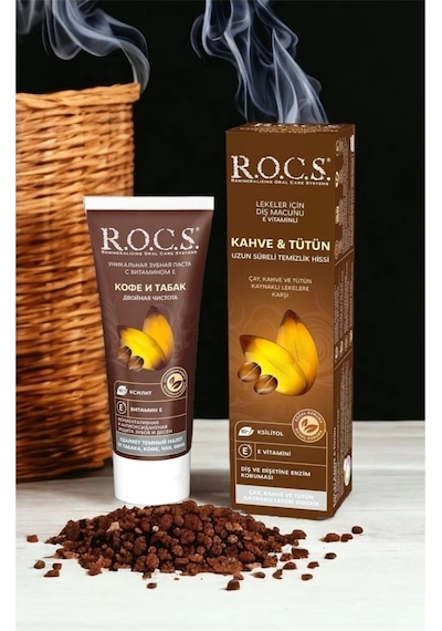 R.o.c.s. Kahve & Tütün Lekelere Karşı Diş Macunu 60ml