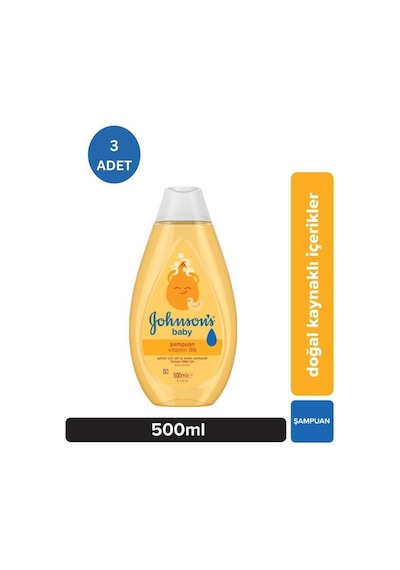Johnson's Baby Bebek Şampuanı 3 x 500 ML