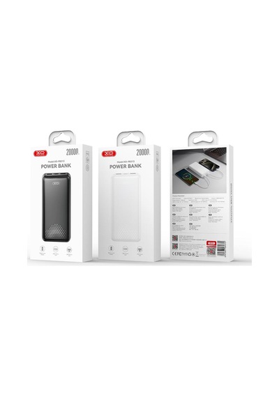 Pb313 20000 Mah Harici Batarya Usb-c Girişli 2 Usb-a Çıkışlı Powerbank Beyaz
