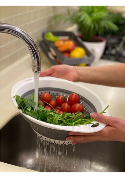 Akay Katlanır Oval Süzgeç Ak696 Plastik Diğer