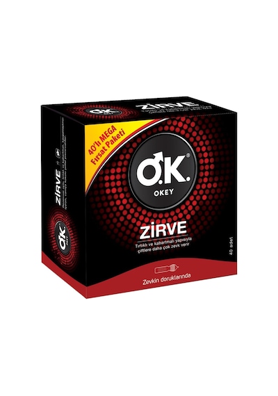 Okey Zirve Prezervatif 40'lı