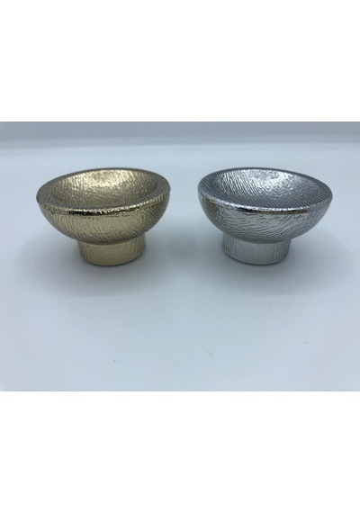 Plastik, 45 Mm Çapı Dolap, Vestiyer, Mobilya Düğme Kulp 5 Adet Gold Kaplama